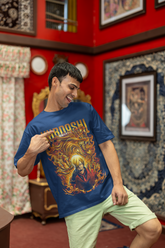 Unisex Oversized "KUROOSHI" T-Shirt - Anime-Inspired Fantasy Design