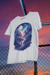 Moonlit Village Blood on the Clocktower Classic Fit T-Shirt – Fantasy Night Scene Tee | Meraki Thread