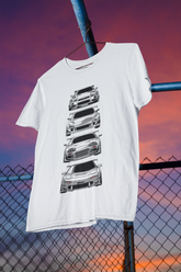 JDM Legends Oversized T-Shirt – Skyline GT-R, Silvia, Supra & RX7 Graphic Tee | Unisex Heavyweight Cotton Streetwear