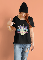 Women’s Black Cotton T-Shirt – “This Is My Office Outfit (Totally Not Pajamas)” Funny Graphic Tee