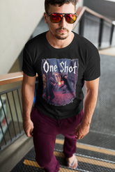 One Shot – BOTC Slayer vs Demon Crew Neck T-Shirt | Blood on the Clocktower Apparel | Meraki Thread