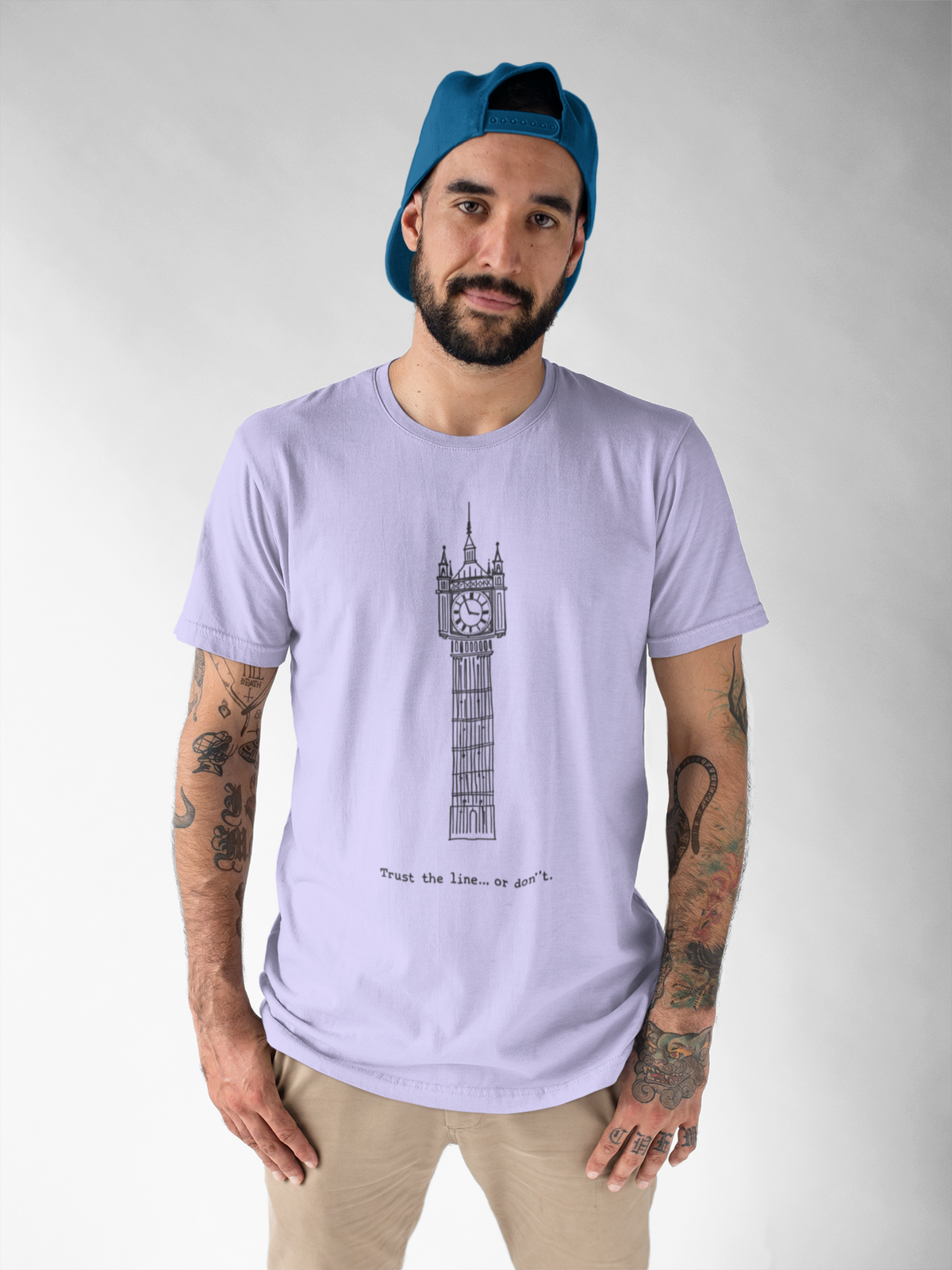 Trust the Line BOTC Classic Fit T-Shirt – Big Ben Alignment Design | Meraki Thread