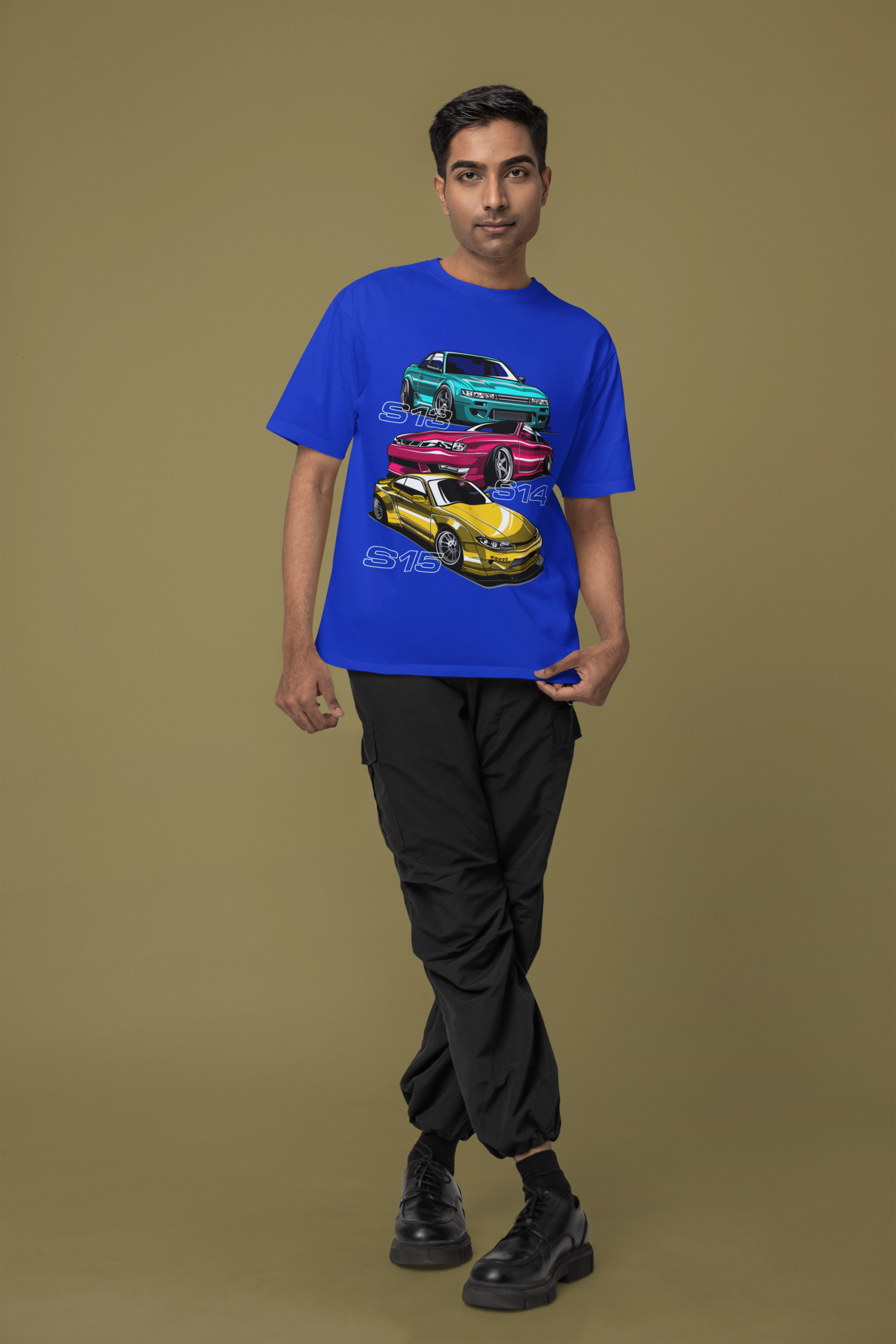 Nissan Silvia S13 S14 S15 Oversized T-Shirt – JDM Drift Car Graphic Unisex Streetwear | 240 GSM Cotton
