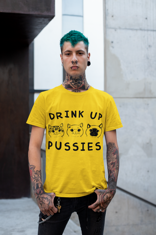 Playful Cat Wordplay Unisex T-Shirt - Whimsical Black Graphic for Cat Lovers