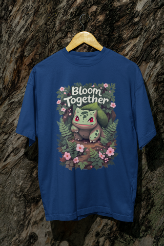 Bloom Together Bulbasaur Oversized T-Shirt – Unisex Pokémon Graphic Tee