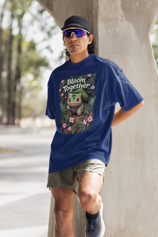 Bloom Together Bulbasaur Oversized T-Shirt – Unisex Pokémon Graphic Tee