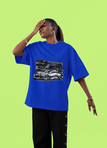 JDM Supra Graphic Oversized T-Shirt – Unisex Streetwear Car Enthusiast Tee | 240 GSM Cotton