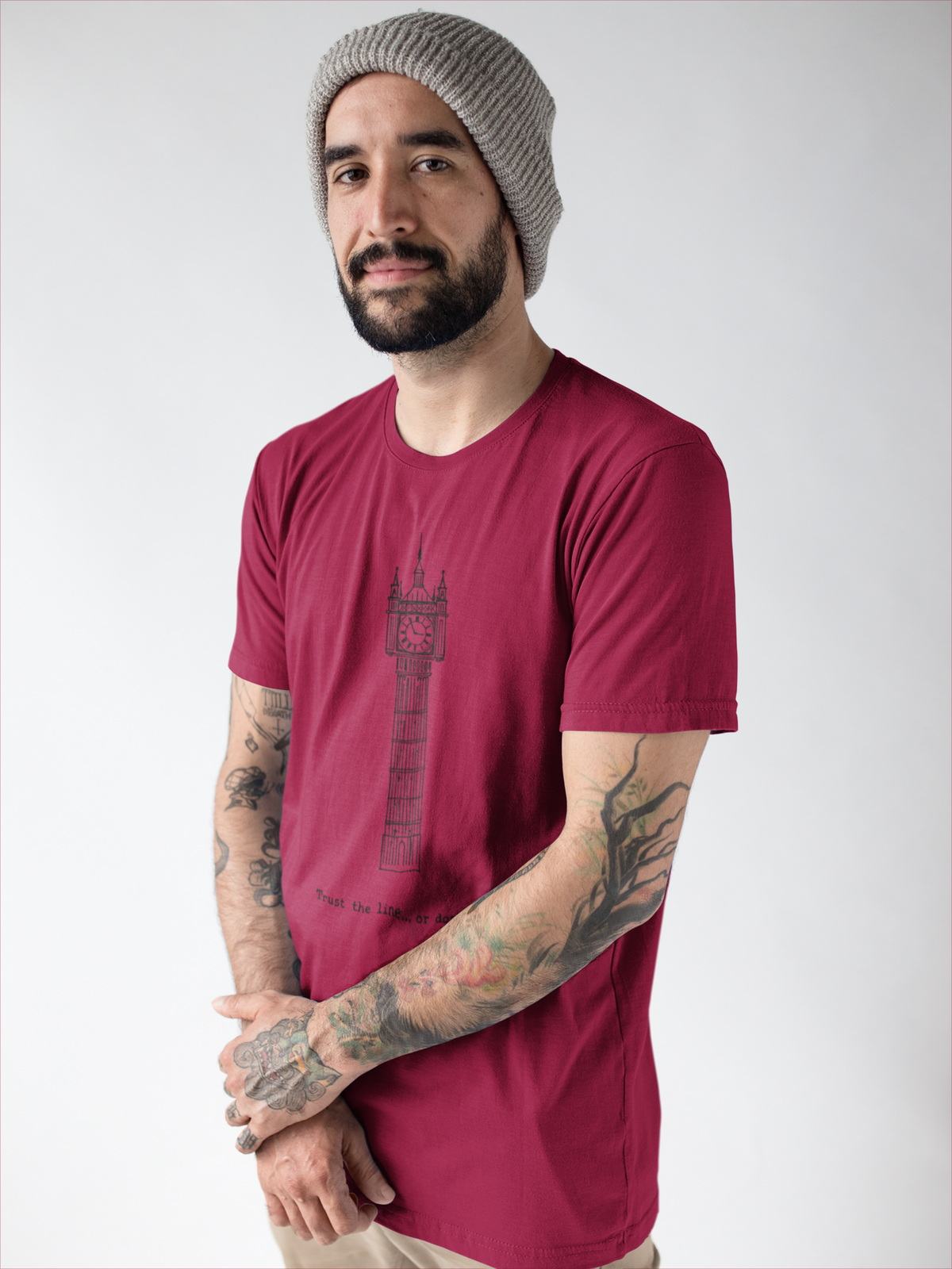 Trust the Line BOTC Classic Fit T-Shirt – Big Ben Alignment Design | Meraki Thread