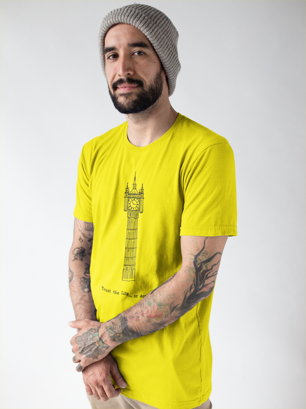Trust the Line BOTC Classic Fit T-Shirt – Big Ben Alignment Design | Meraki Thread