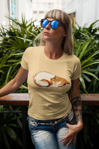 "Just One More Minute" Sleeping Cat T-Shirt – Women’s Classic Crew Fit | Cozy Kitty Graphic Tee