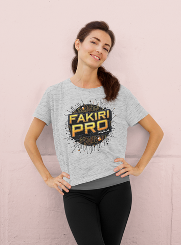 Fakiri Pro Max T-Shirt – Funny Minimalist Indian Hustler Tee | Desi Start-Up Swag Shirt for Men & Women | Broke but Brilliant Lifewear