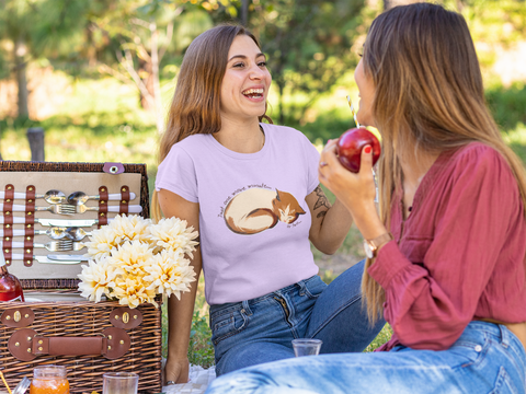 "Just One More Minute" Sleeping Cat T-Shirt – Women’s Classic Crew Fit | Cozy Kitty Graphic Tee