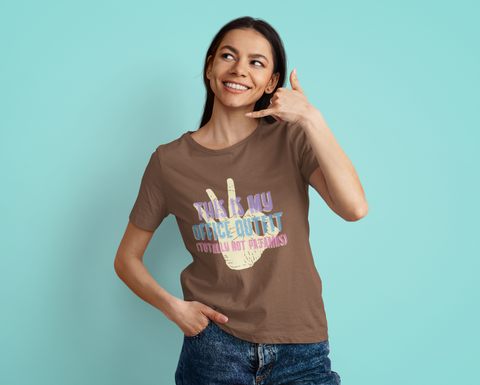 Women’s Black Cotton T-Shirt – “This Is My Office Outfit (Totally Not Pajamas)” Funny Graphic Tee
